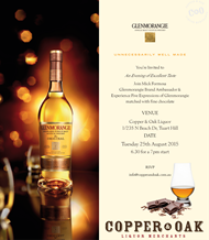 GLENMORANGIE WHISKY & CHOCOLATE TASTING